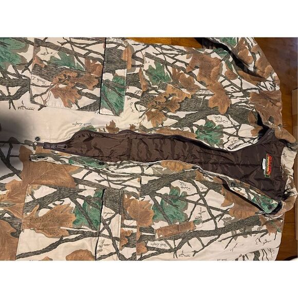 Avid Outdoor Mens Camo Hunting Insulated Outdoor Coveralls Brush Cover Mens XXL - Picture 5 of 16